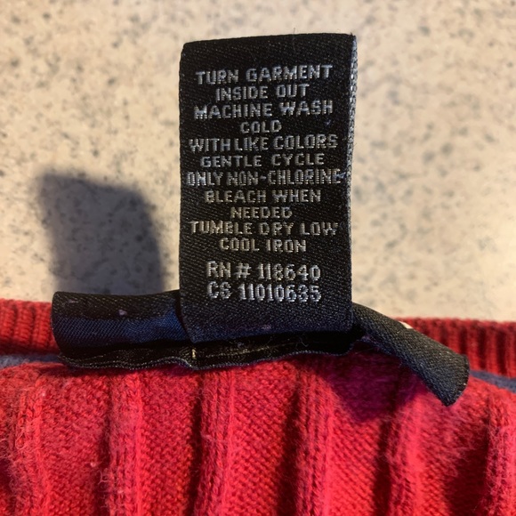 Lane Bryant red v-neck sweater 22/24 - Picture 4 of 4